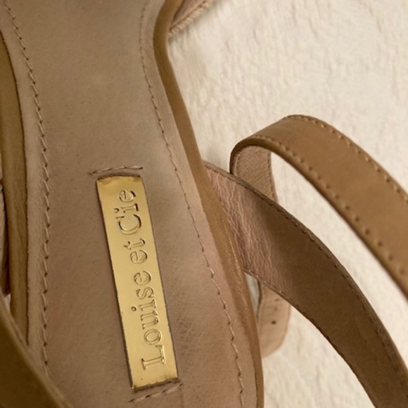 Louise et Cie Ankle Strap Pumps in Linen Size 8 - Picture 3 of 5